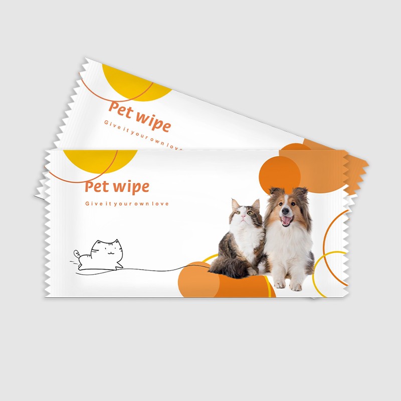 Wet Wipes Supplier - Pet Cleaner Disposable Customized Wet Wipes Serrated Packaging Direct Sales EDI Pure Water