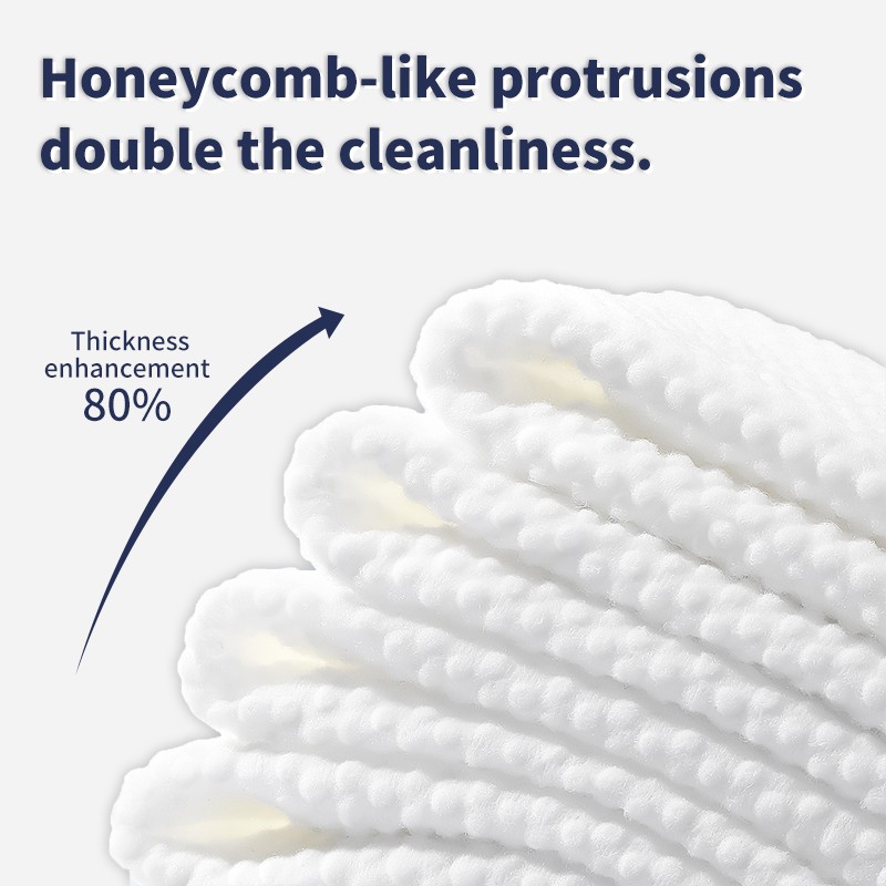 Cleansing Wipes Factory - Premium Pearl Cotton Cleansing Wipes for Delicate Down Jackets Environmentally Friendly