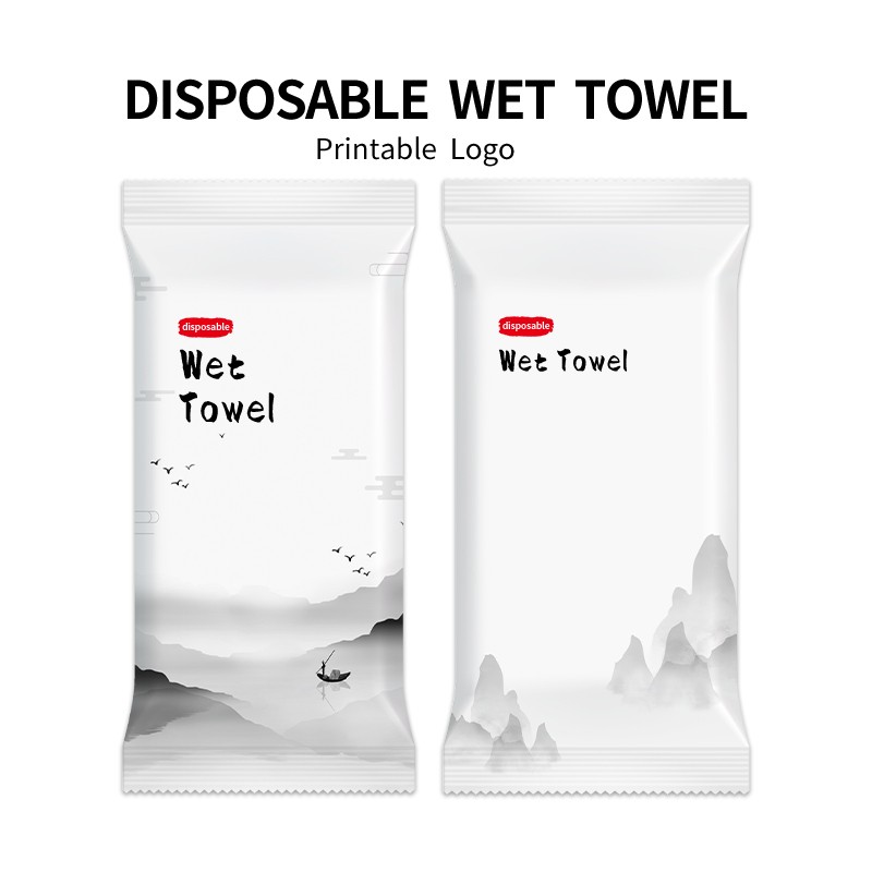 Wet Towels Supplier - Serrated Packaging Disposable Customized Wet Towels Direct Factory Sales EDI Pure Water