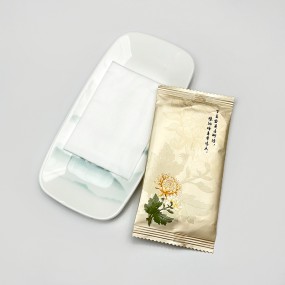 Wet Wipes Manufacturer - Disposable Advertising Customized Serrated Packaging Wet Wipes Factory Direct EDI Pure Water