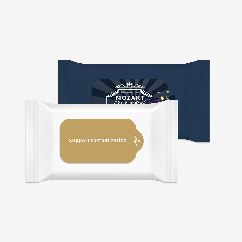 Wet Wipes Factory - Enlarged and Thickened Customized Logo Pattern on Wet Wipes Direct Sales From Manufacturer