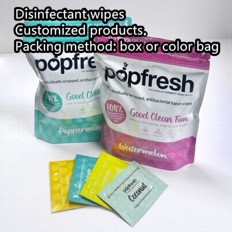 Home Disinfectant Wipes Supplier - Customized Logo Hand Cleaning