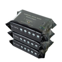 Charcoal Face Wipes Manufacturer - Deep Cleaning Detoxifying Exfoliating