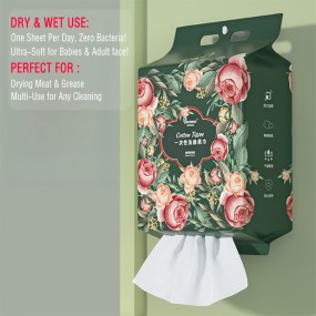 Facial Towels Manufacturer - 150pcs Soft Eco-friendly Biodegradable Disposable 100% Viscose Salon Clean Skin Towels