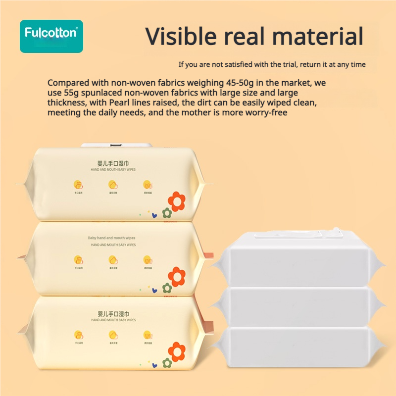 Baby Wipes Factory - Free Sample Soft Cotton Fabric