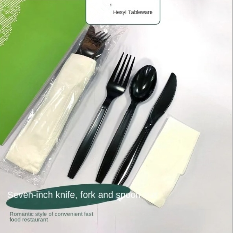 Plastic Cutlery Factory - Hot Sale Custom Logo Spoon Knife Fork