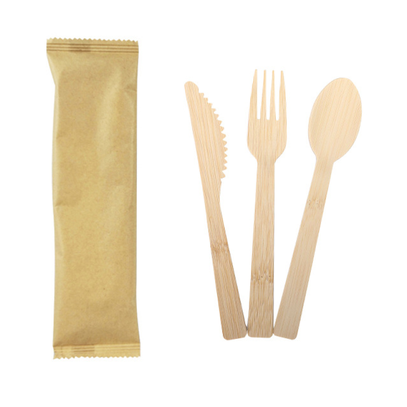 Bamboo Cutlery Supplier - Factory Custom Biodegradable Knife Fork