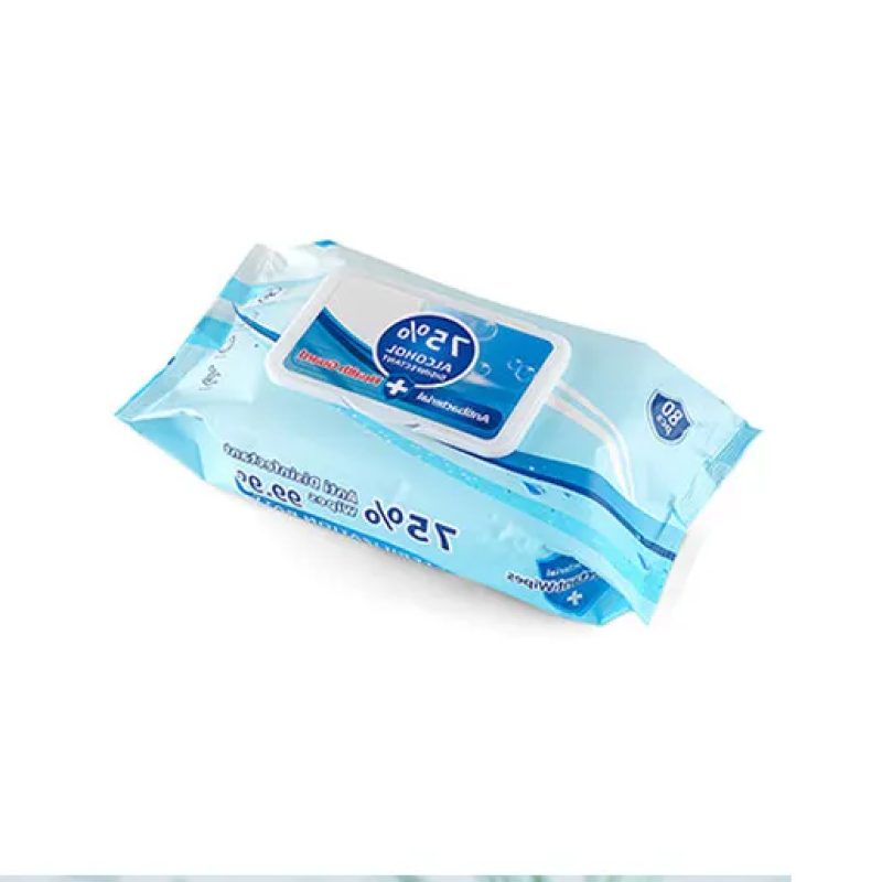 Alcoholic Wet Wipes Supplier - Customizable 80pcs 75% Personal Care
