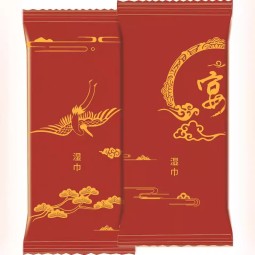 Wet Towel Supplier - Hot Sale Large 30x30cm Custom Logo Polyester