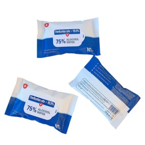 Alcoholic Wet Wipes Factory - OEM 10PCS 75% Sterilization Rate