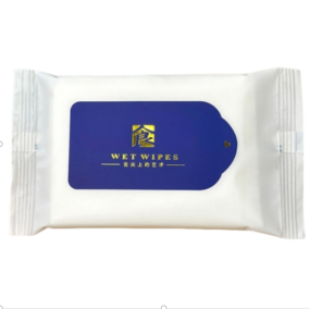 Wet Wipes Manufacturer - Custom Logo 5-Pcs Hot Stamping Gold Silver