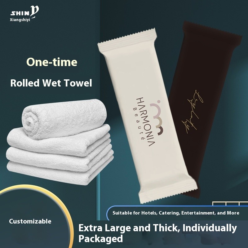 Microfiber Wet Towel Manufacturer - OEM Custom Logo Single Roll