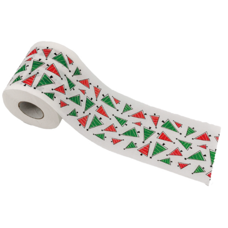 Toilet Tissue Paper Factory - Manufactory Custom Printed Funny Toilet Tissue Paper Roll Eco-friendly Pure Virgin