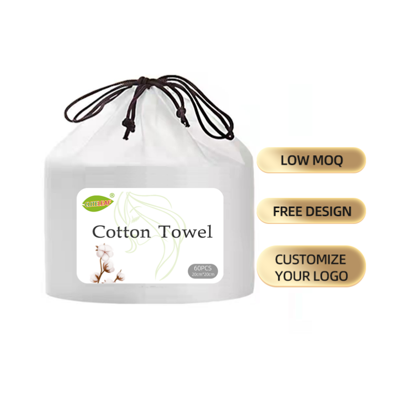 Cotton Tissue Roll Supplier - Cotton Towels Roll Low MOQ Disposable Wholesale Dry Soft Face Facial Bag
