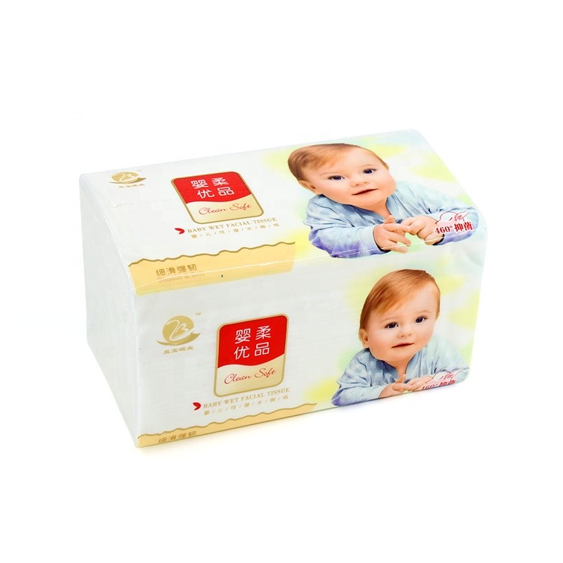 Facial Tissue Supplier - Organic Soft Pack Facial Tissue Paper Custom Printed Facial Tissue Wipe Paper Wrapping