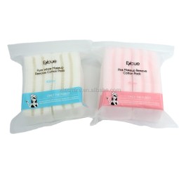 Cotton Pads Supplier - Competitive price Customized logo Disposable Facial Makeup Remover Face Cleansing Cotton