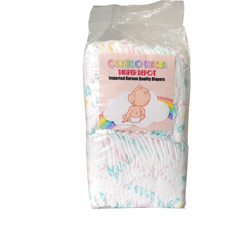 Baby Diapers Factory - Promotional Transparent Big Bag Packing Premium Quality a Grade Bales Baby Diaper Nappies