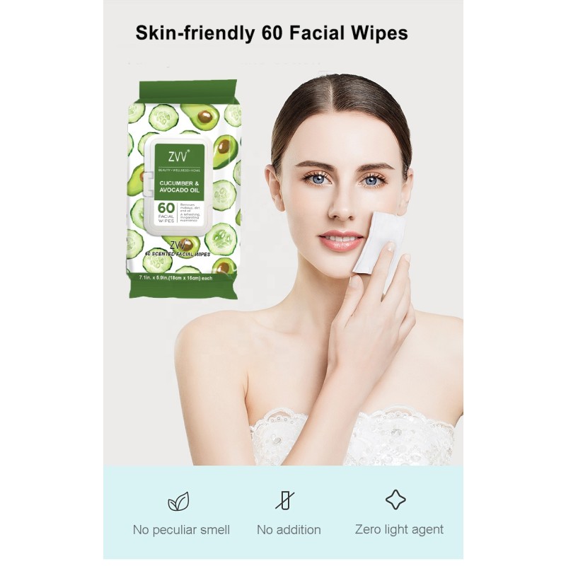 Facial Cleansing Wipes Supplier - OEM Free Sample Competitive Price Facial Cleansing Wet Wipes Disposable Makeup