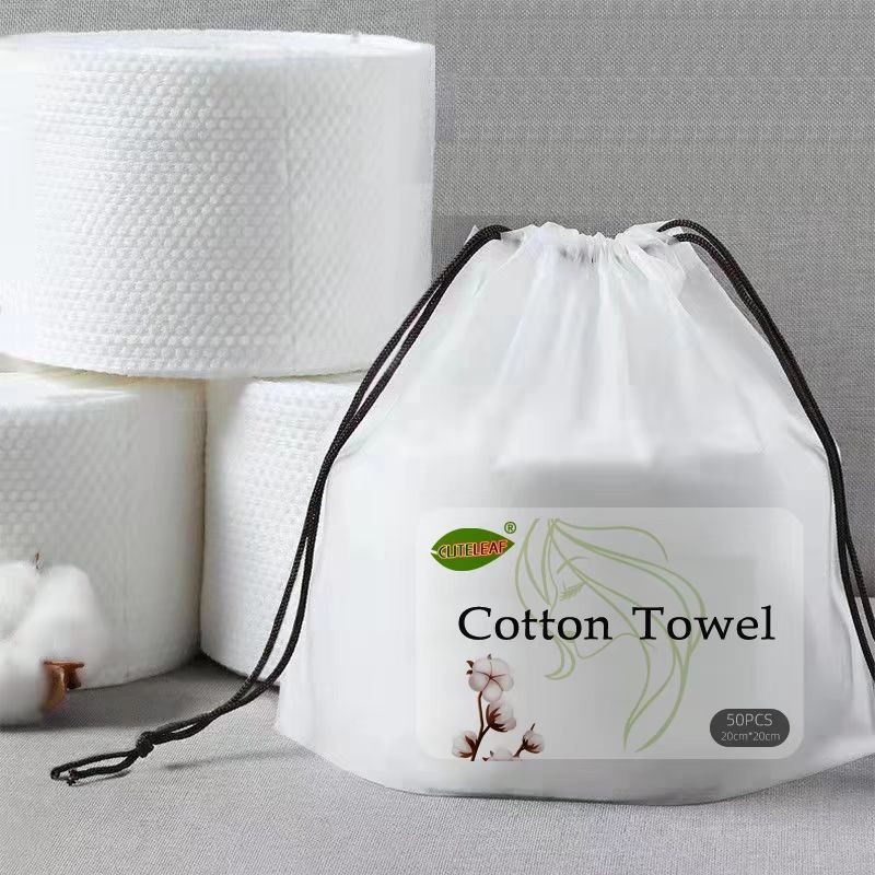 Cotton Tissue Roll Supplier - Cotton Towels Roll Low MOQ Disposable Wholesale Dry Soft Face Facial Bag