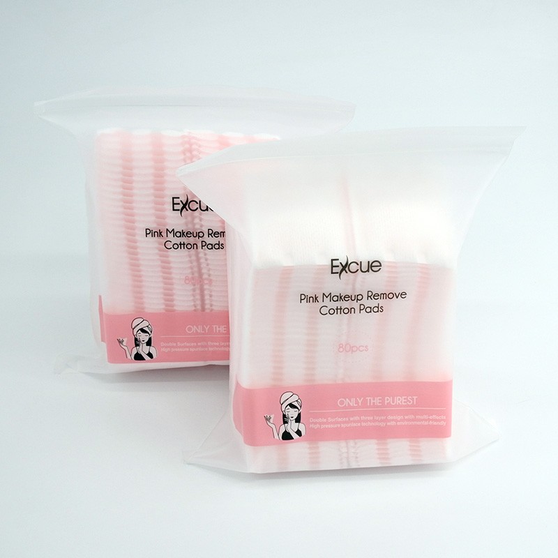 Cotton Pad Factory - Make up Remover Pad 100% Cotton Disposable Hygiene Cosmetic Cotton Pad with Low Price