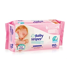 Baby Wipes Factory - GWW430 Cute Style Pocket Pack Wet Wipes for Baby Face Alcohol-Free Fruit Scented Hypoallergenic