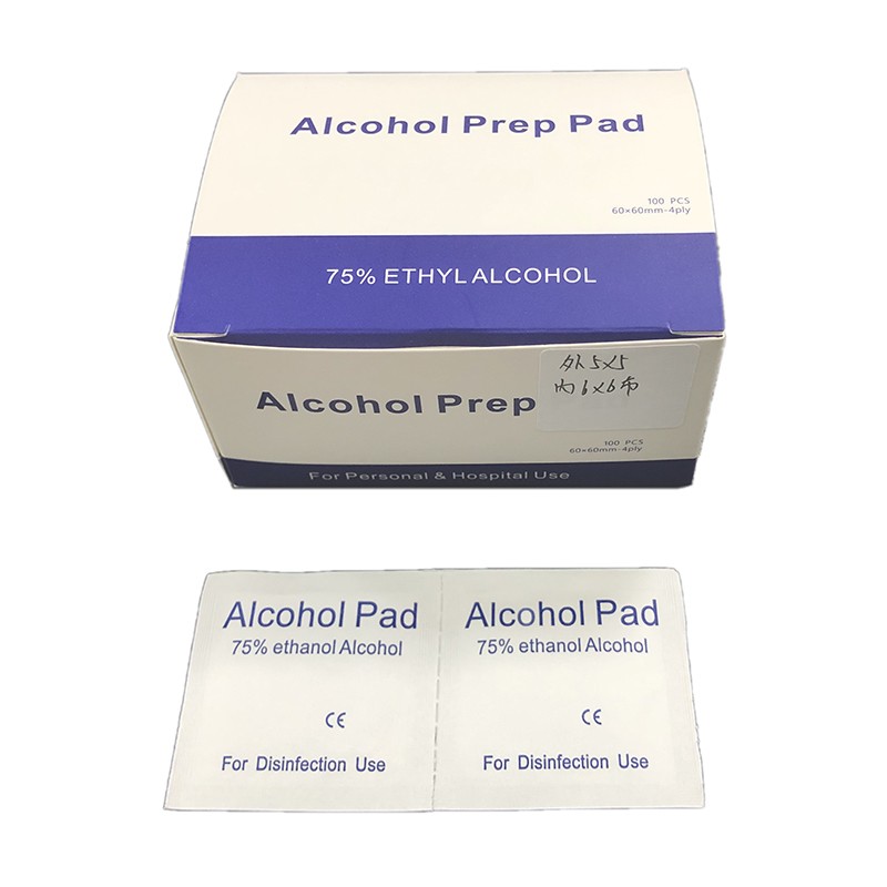 Alcohol Prep Pads Manufacturer - Bulk Wholesale 100Pcs Box Alcohol Prep Pads Isopropyl 75% Alcohol Hand Sanitizer Wipes