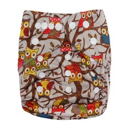 Baby Cloth Diaper Manufacturer - High Quality Large Size Birdseye Eco Washing Reusable Fitted Cover Training Insert