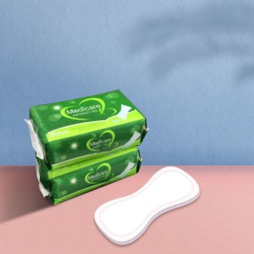 Sanitary Pad Factory - Wingless Disposable Lady Sanitary Pad High Absorbent Figure 8 Shaped Cotton Maxi Post Delivery
