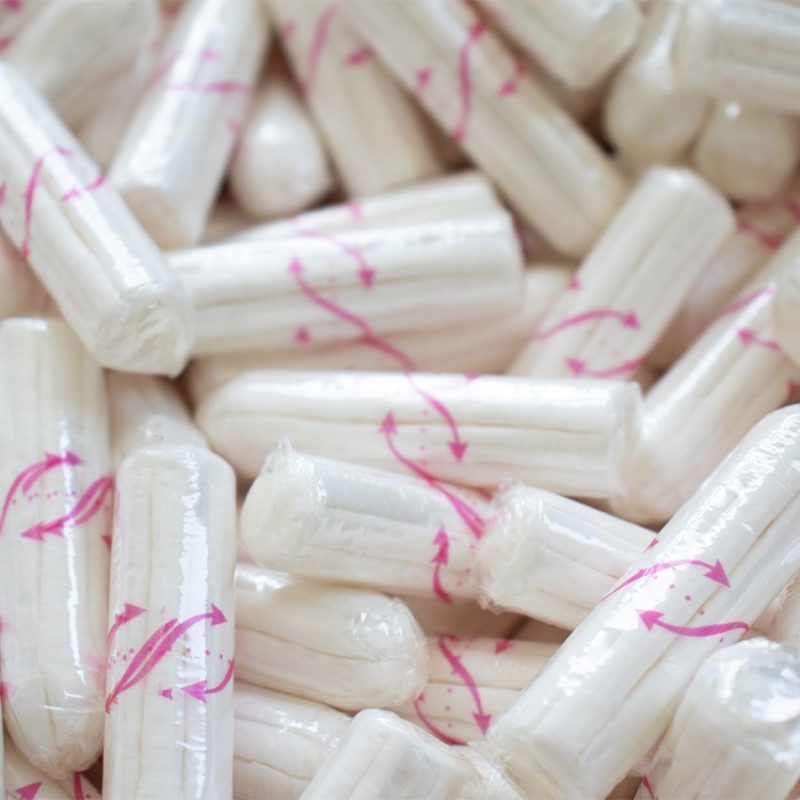 Tampon Manufacturer - 510k Wholesale 100% Organic Biodegradable Tampon Applicators Compression Customization Private Label