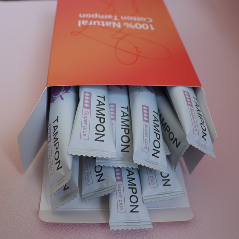 Tampon Manufacturer - OEM ODM Cotton Tampon Pad with Best Ecological Applicator Organic Sanitary Compostable for Female