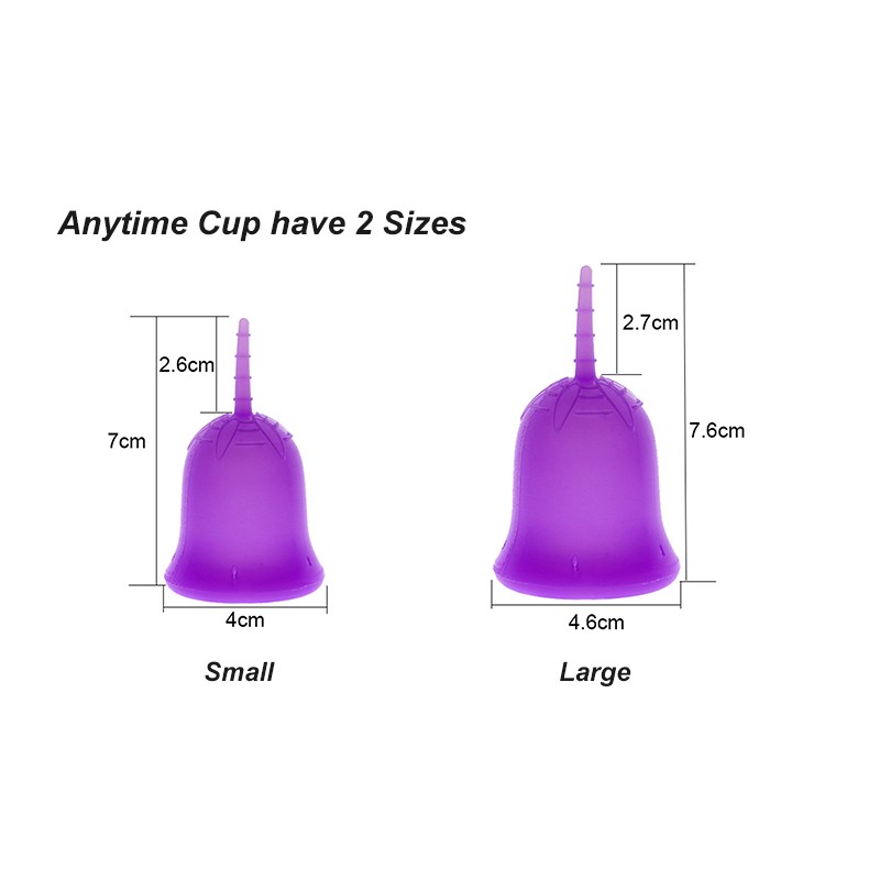 Menstrual Cup Manufacturer - Hot 100% Platinum Medical Grade Silicone Menstrual Cups Eco-Friendly Reusable Lady Cups