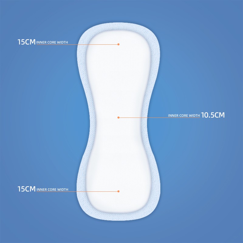 Sanitary Pad Supplier - Wingless High Absorbent Figure 8 Shaped Disposable Net Surface Lady Sanitary Pad Cotton Maxi