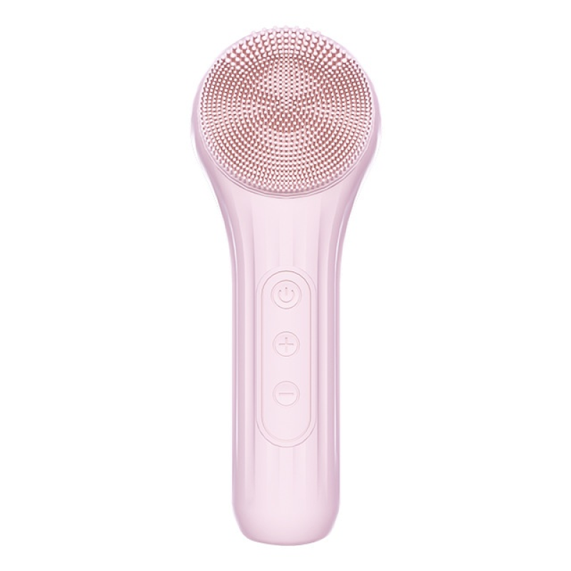 Facial Massage Brush Factory - Waterproof Silicone Ultrasonic Facial Massage Brush Electric Hot Compress Face Wash Instrument