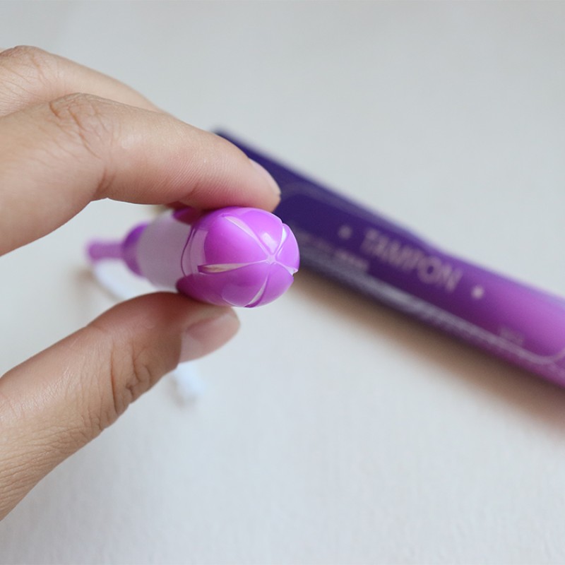 Tampon Factory - Anytime Organic Cotton Tampons with Application Organic Cotton Tampon Tampon Applicator