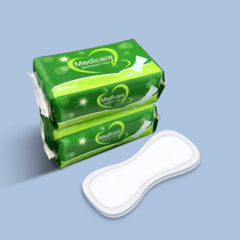 Sanitary Pad Supplier - Wingless High Absorbent Figure 8 Shaped Disposable Net Surface Lady Sanitary Pad Cotton Maxi