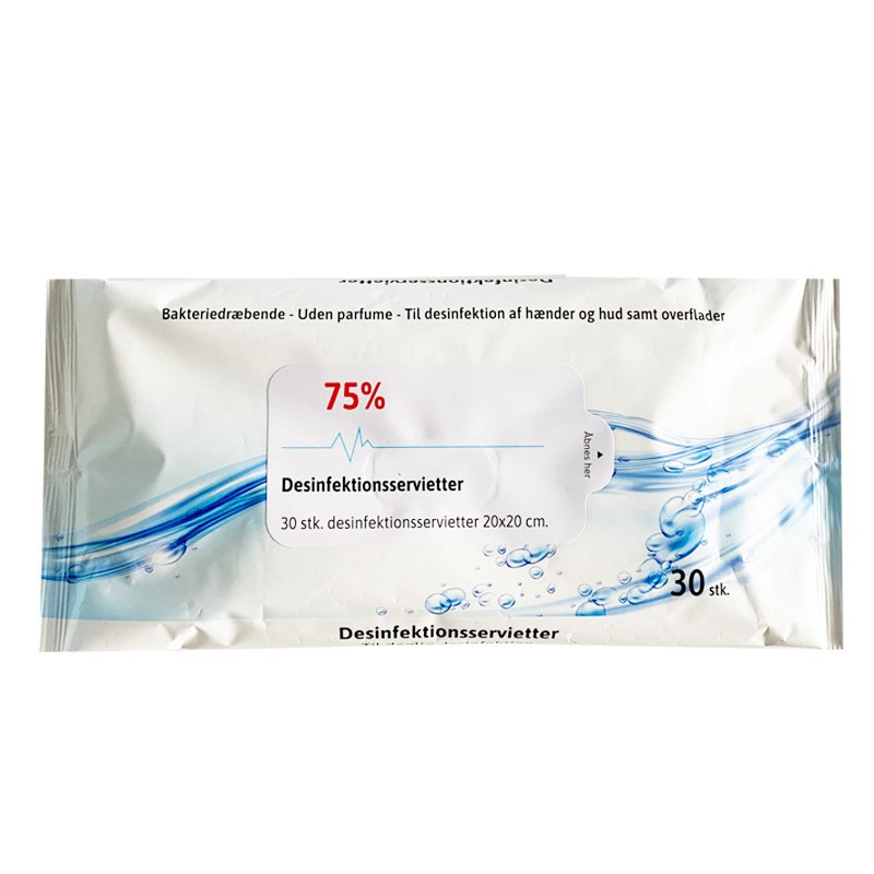 Biodegradable Hand Wipes Supplier - 30 Counts Travel Pack Refresh
