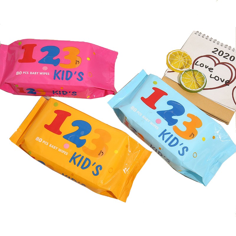 Baby Wipes Manufacturer - 80 Pcs Natural Moisturizing Face Care