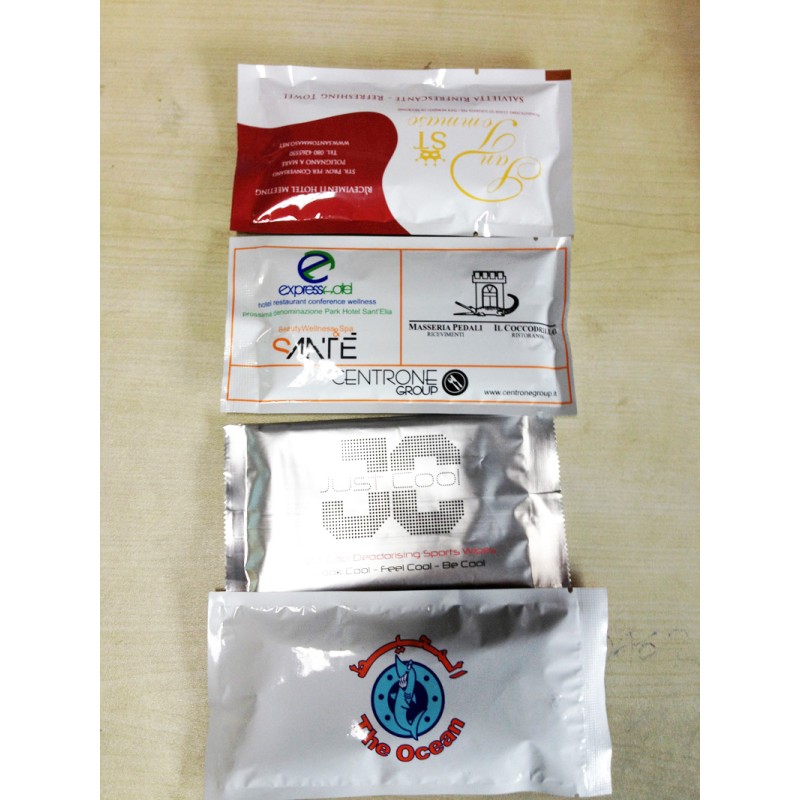 Cotton Refresh Towel Supplier - Hotel Moist Individual Packaging