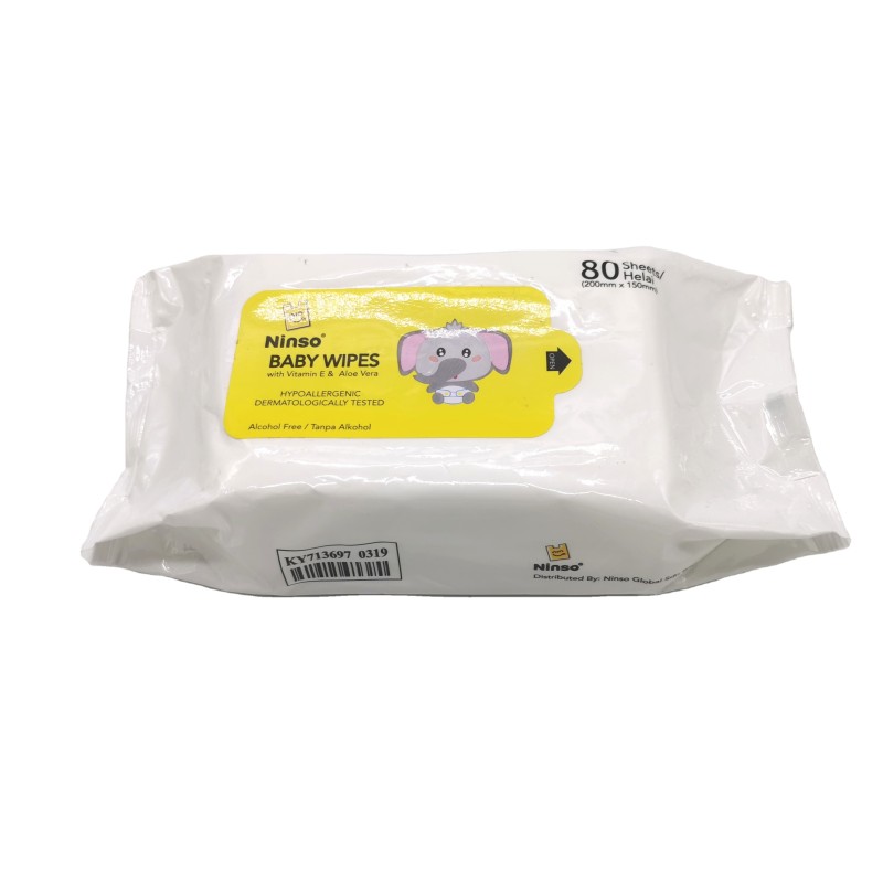 Water Wipes Manufacturer - 80 Pcs Unscented Refreshing Baby