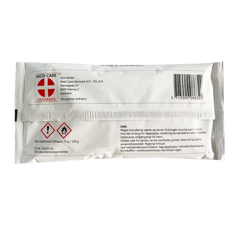 Biodegradable Hand Wipes Supplier - 30 Counts Travel Pack Refresh