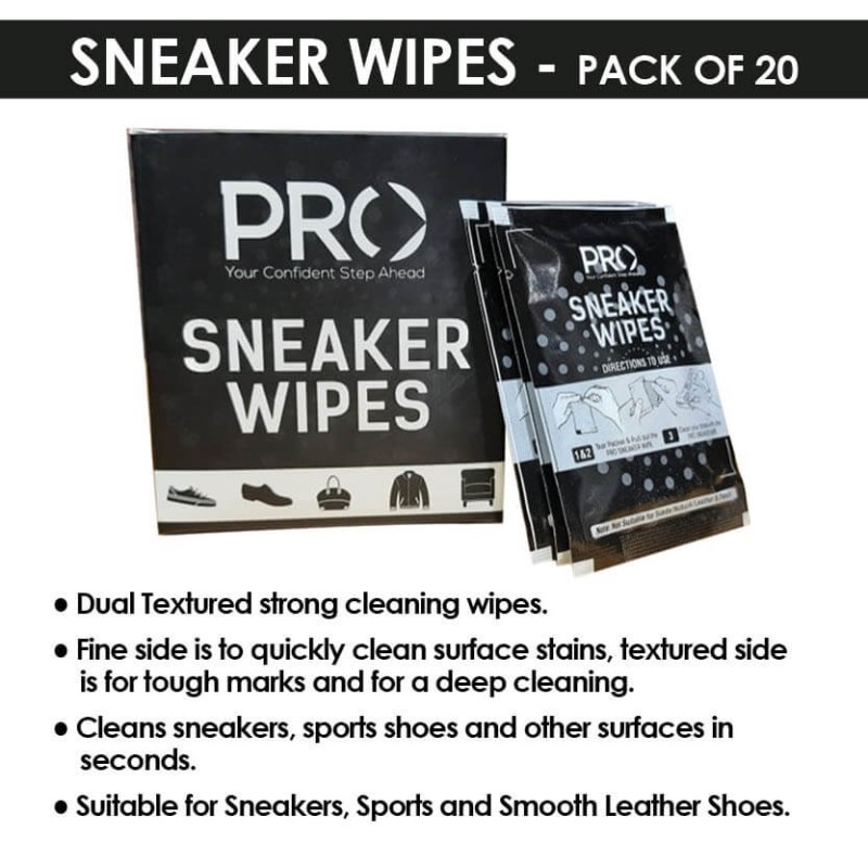Shoe Cleaning Wipes Manufacturer - Retail Packed Quick Clean
