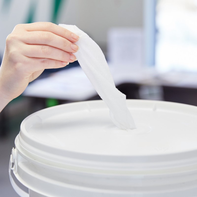 Anti Bacterial Wipes Factory - 800 Counts Barrel Package Gym