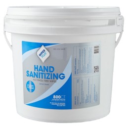 Anti Bacterial Wipes Factory - 800 Counts Barrel Package Gym
