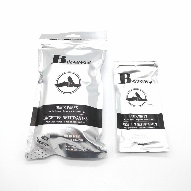 Sneaker Clean Wipes Factory - 12 Pcs Travel Individual Packed