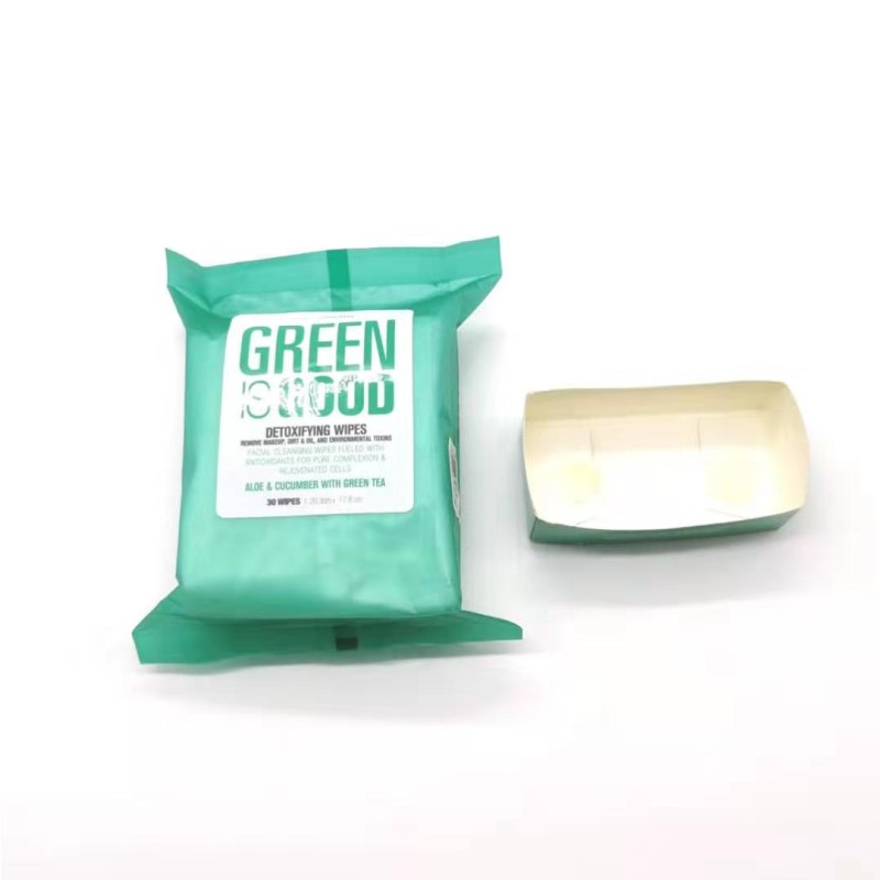 Facial Makeup Remover Wipes Factory - 30 Counts Biodegradable Sensitive