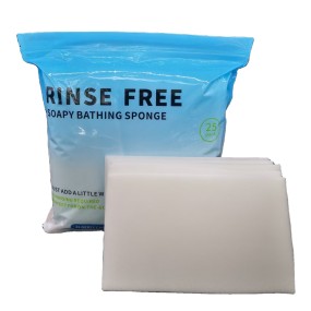 No Rinse Body Sponge Manufacturer - Disposable Soapy Self Sudding