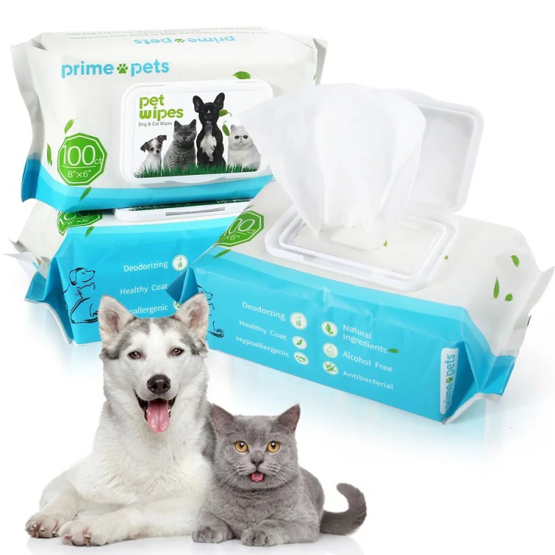Dog Wipes Supplier - Deodorizing Pet Animal Cleaning