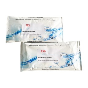 Biodegradable Hand Wipes Supplier - 30 Counts Travel Pack Refresh
