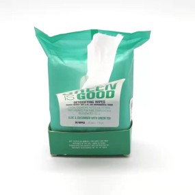 Facial Makeup Remover Wipes Factory - 30 Counts Biodegradable Sensitive