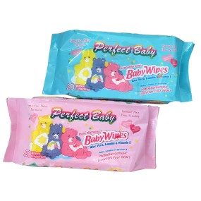 Baby Cleaning Wipes Factory - 80 Counts Retail Pack Natural Care